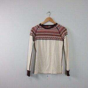 Kari Traa Lokke HOLE* Base Layer Long Sleeve Top Women M Merino Wool Nordic 212